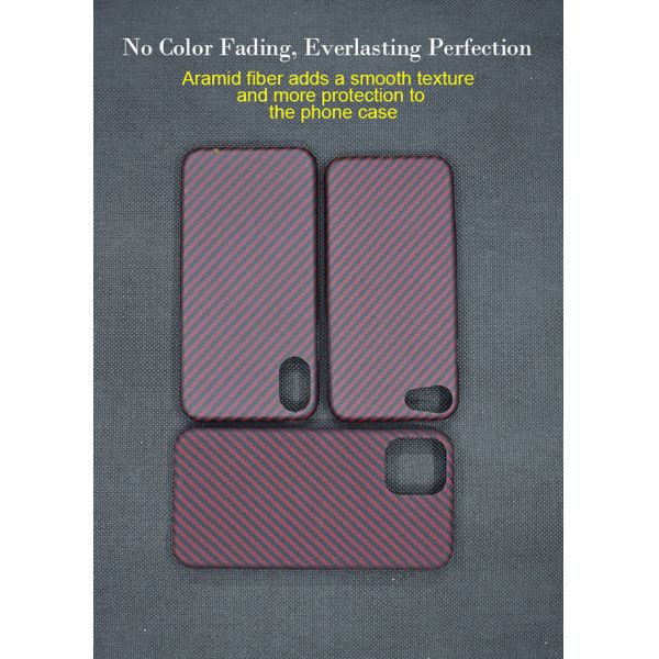 Paper Thin Matte Aramid Fiber Phone Case For iPhone SE