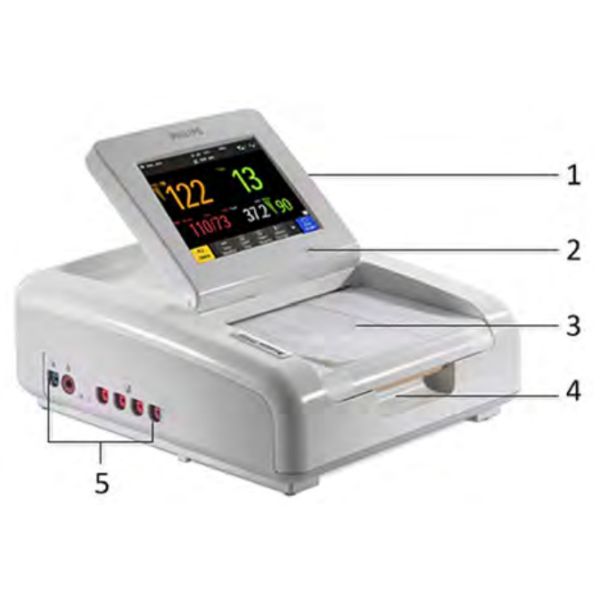 Cubierta fetal fetal de la cubierta superior del monitor de PHiliph Avalon FM20 de las piezas del monitor M2703-44102