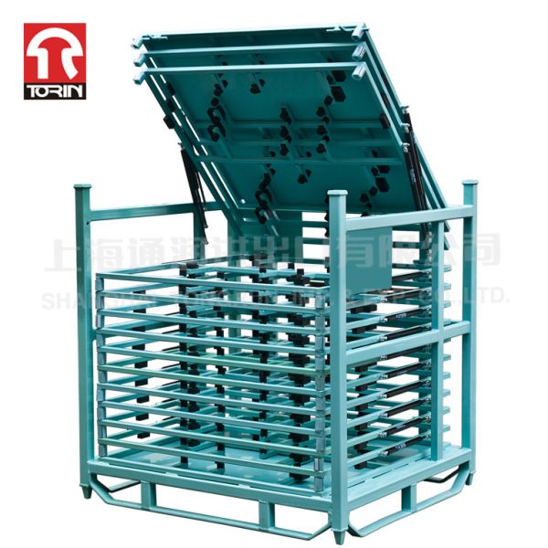 Torin DZ17  Logistics Transportation Racks for Glass Protection Metal Pallet Wire Mesh Container
