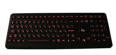 Medicalkeybord iluminado industrial do luminoso com trackball ótico