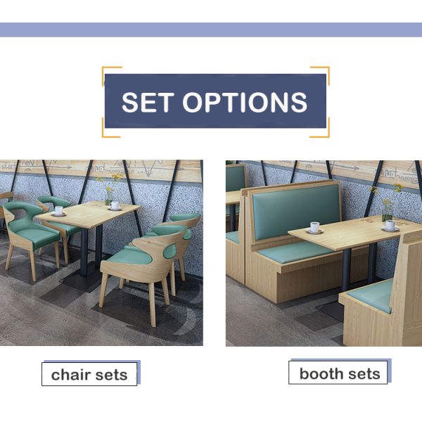 Nordic Dining Chairs Restaurant Furniture Reception Negotiation Coffee Leisure Table and Chair Set