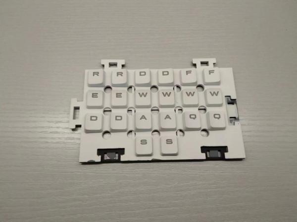 Rectangular Plastic Injection Moulding Keypad , Custom Injection Molding Keycaps