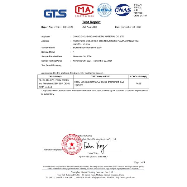 AA3xxx Painted Aluminum Sheet For Refrigerator Van Panels Lightweight And Strong Material For Improved Fuel Efficiency