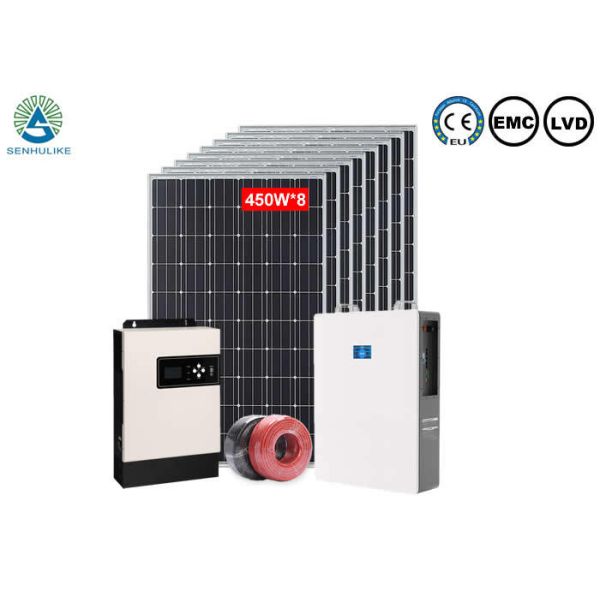 5KW Residential Hybrid Solar System With 10KWH Lithium Battery