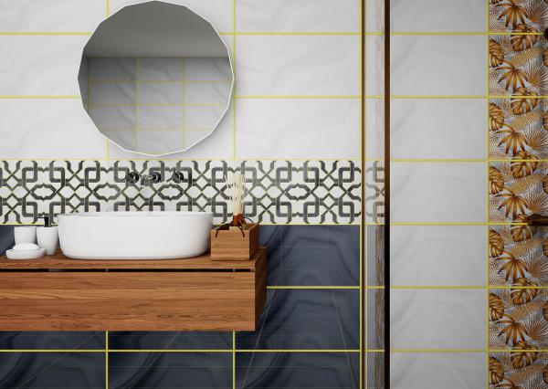 300x600mm Gray Firebrick Clay Wall Tiles for Hotel Design