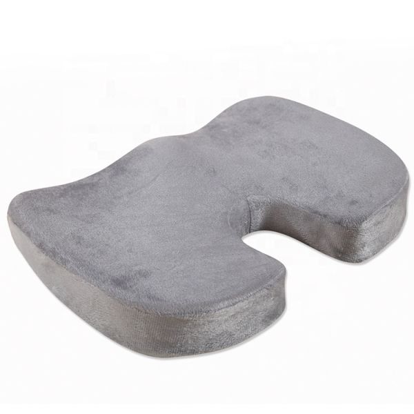 Custom Logo Memory Foam U-Shaped Seat Cushions with Low MOQ and Polyester Cushion