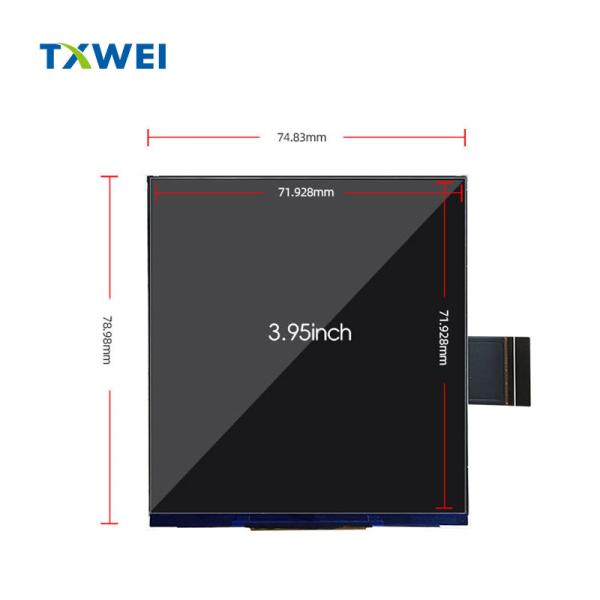 4 polegadas 720 * 720 brilho 400 smart home médico 86 interruptor quadrado tela LCD