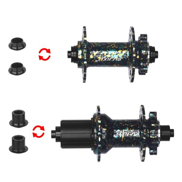 180 Rings Bicycle Hubs 32 Hole Mountain Bike Wheel Hub Steel Spoke Quick Release For Front Rear