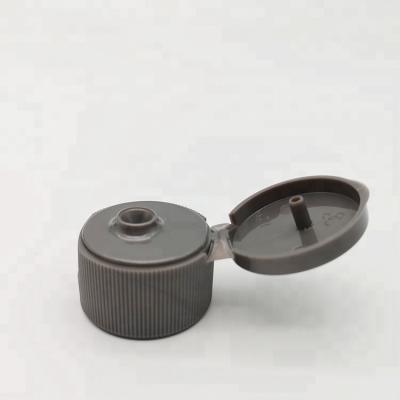 Cosmetic Tube Bottle Plastic Flip Top Caps Round Flip Top Dispensing Caps