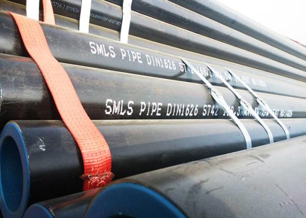 Din 1629 St52-0 Cold Drawn Steel Tube Non Alloy Seamless Steel Pipes 6 - 426mm