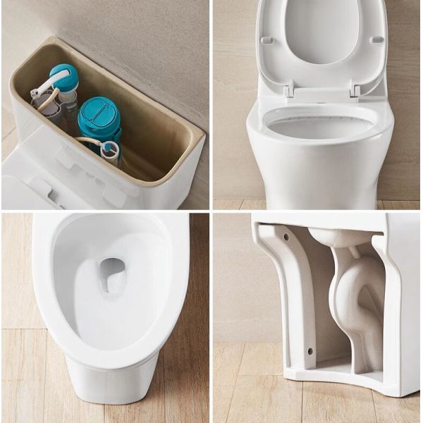 Цвет СВК2821 керамического материала туалета 720 * 380 * 730мм ловушки п цельный белый