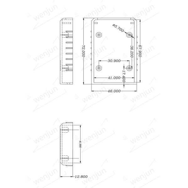 OEM Assembled Female OBDII 16 Pin 327 Housing With OBD Connector