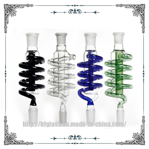 Helix Glass Ashcatchers Coil  Perc Ash catcher 14.14mm  18.8mm Joint