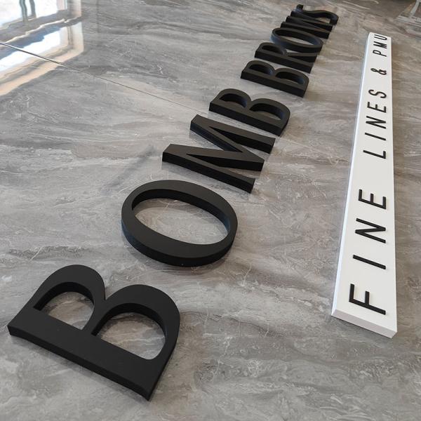5Mm to 20 Mm Depth Black Acrylic Customize Letters Perspex 3D Schriftzug Laser Cutting Plastic Acrylic Letters for Wall