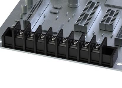 8.25mm/0.325' in Pitch PCB Barrier Terminal Block dip 180° 300V/20A With Approve Connector