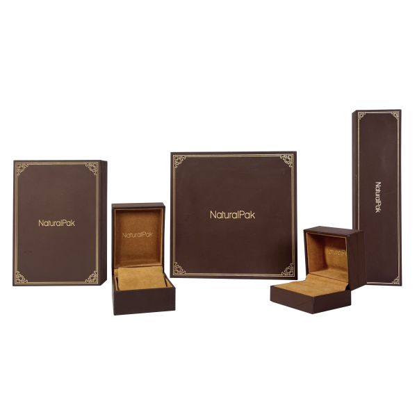 Manufactures Custom soft touch paper Jewelry Box for Ring Earring Pendant Bangle Bracelet Necklace Gift