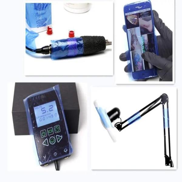 Filme dental protetor azul da barreira do polietileno esparadrapo universal plástico médico da venda da fábrica