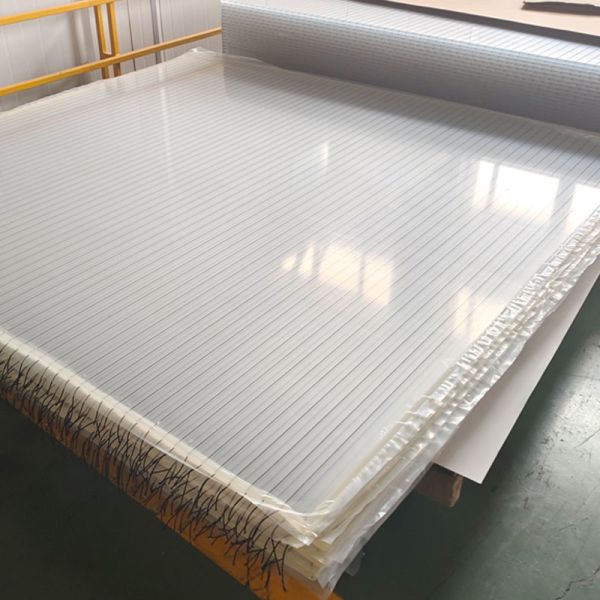 Placa de acrílico transparente de la hoja plástica 15m m de acrílico de encargo para la carretera