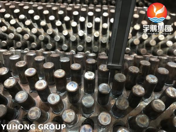 ASME SA335 P9 Studded Longitudinal Finned Tube Stainless Steel For Heater Furnace