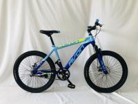 Alta qualidade 24 polegadas 1 velocidade travão de disco absorção de choque suspensão de alumínio carbono estrutura de aço bicicletas de montanha