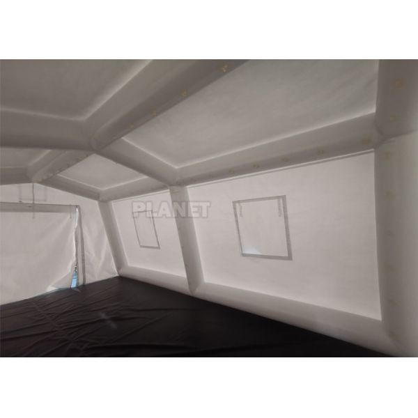 6m Portable Red Cross Inflatable Medical Emergency Tent For Outdoor