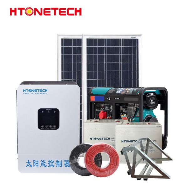 Sistemas de energia solar fotovoltaica residencial 3kw de fase única CE CB Certificado SGS