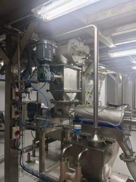 304 de acero inoxidable Industrial de azúcar fraccionador de trozos de polvo bajo máquina trituradora de trozos de polvo