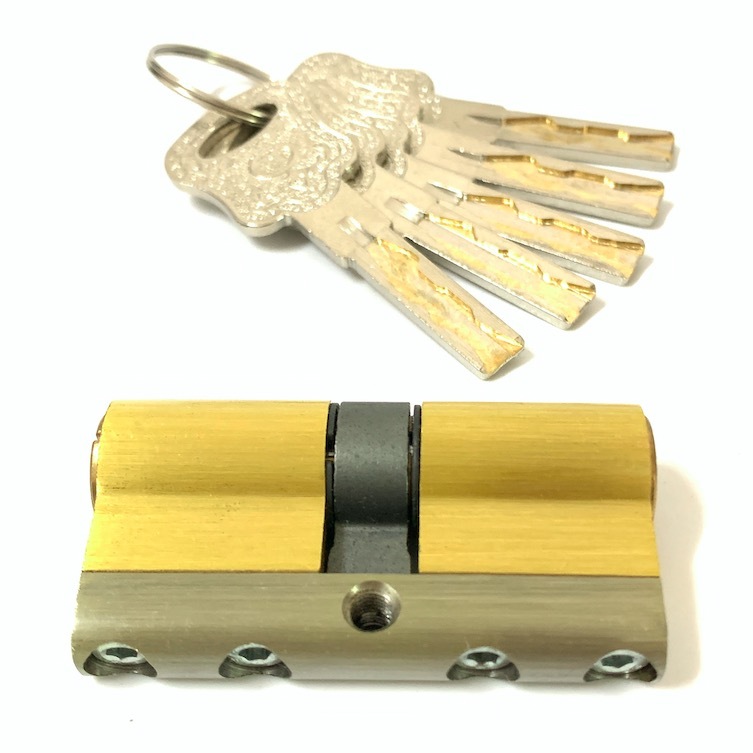 60mm Cylinder Key Locks Anti Break Euro Lock Cylinder Custom Size