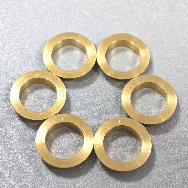 DIN яркая отделка Непокрытая металлическая нить 5 мм длины латуни Полые нитки