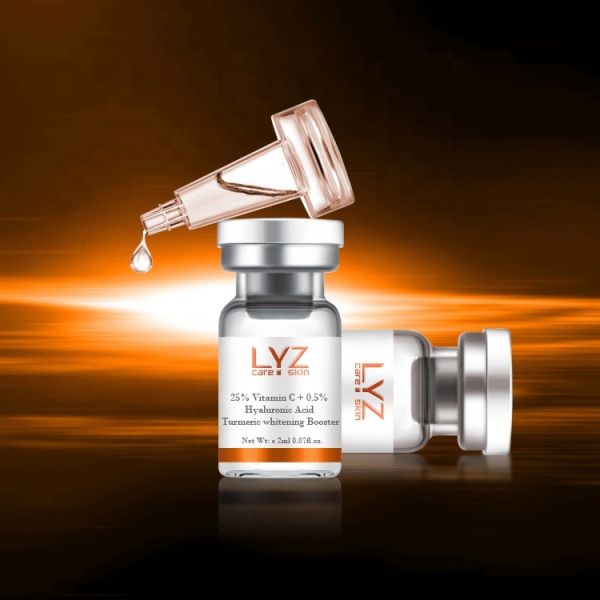 Custom Private Label Organic Skin Care Vitamin C Serum Cell Ampoules Niacinamide Brightening Whitening Liquid for Home Spa