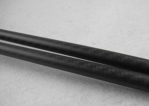 Fibre de carbone d'OD10mm ID8mm 1000mm sifflant la finition tissée par sergé de 3K Matt