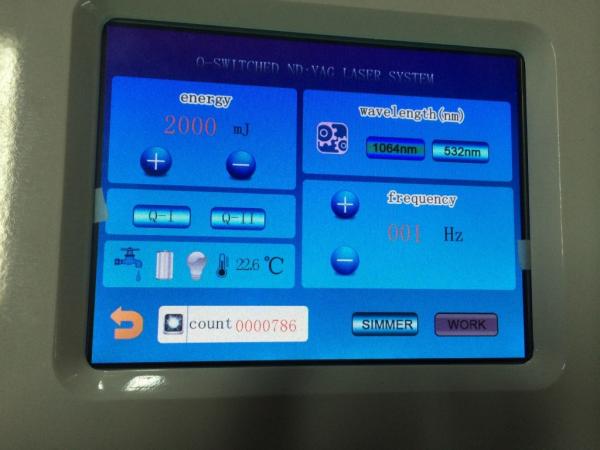 Professional q switched nd yag laser tattoo removal machine with best result
