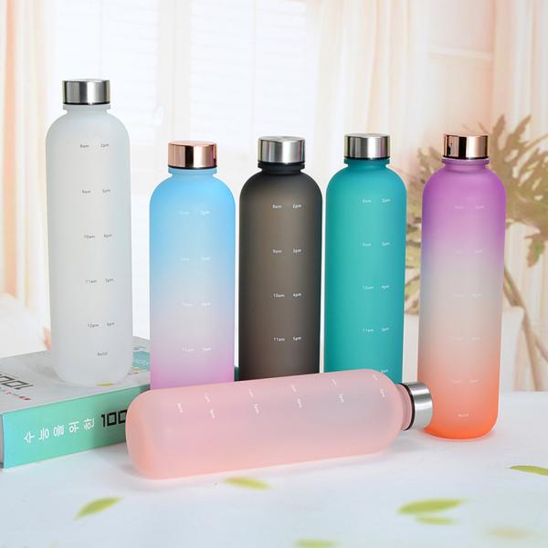 32 Oz BPA Free Motivational Water Bottle With Time Marker Reusable Water Bottle Perfect For The Gym And Office Outdoors