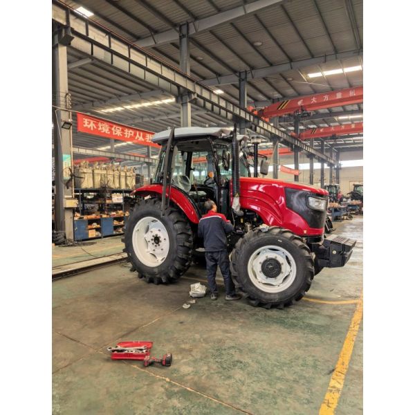 100HP 4WD Farm Tractor with Gear Transmission Dealer Package with Gear Transmission for Field Operation