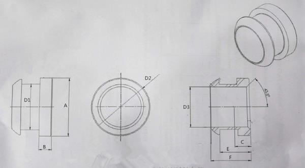 Покрытый цинком воротник тяги анкерного болта подходящий выковал гальванизированное погружение 47mm горячее