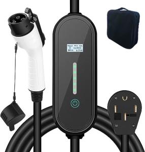 Outdoor Portable Electric Vehicle Charger Station 240V 32Amp