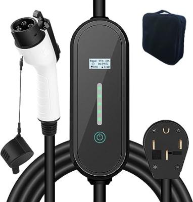 Outdoor Portable Electric Vehicle Charger Station 240V 32Amp