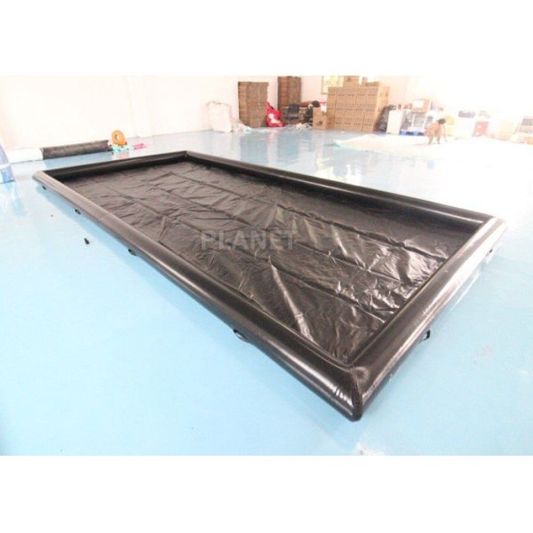 Air Sealed Portable 6x3m Inflatable Wash Mats For Car Washing