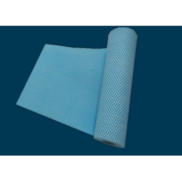 Easy Washing Industrial Wipes Non Woven Cleaning Cloths , Yellow / Orange