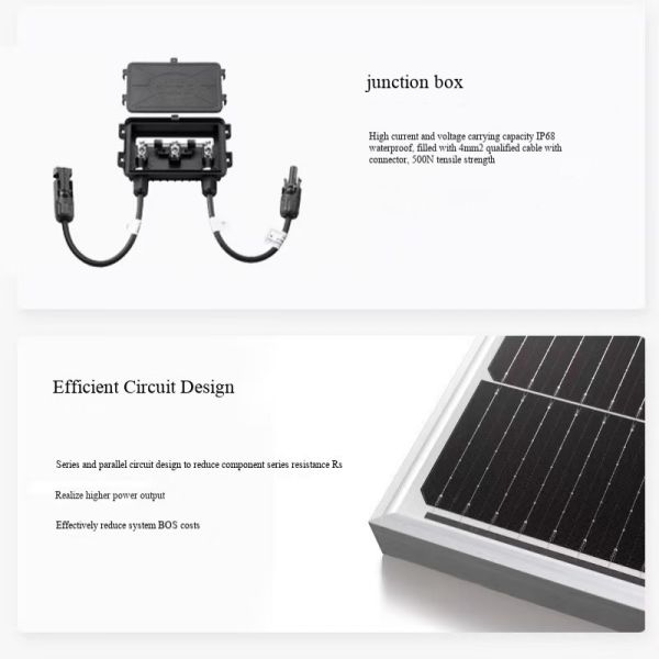 IEC IP68  Solar Power Generation Panel 5400Pa Dustproof Solar Photovoltaic System