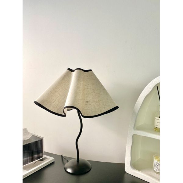 Современная светодиодная пристежная лампа стеклянный зонтик Тип S-Bar Металлическая спальня гостиничная настольная лампа