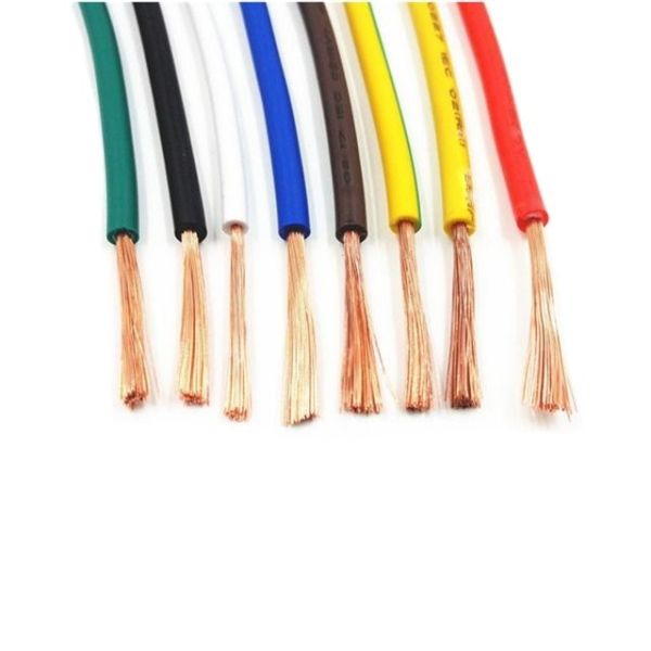 H07V-K Cables de cableado de construcción aislados de cobre y PVC
