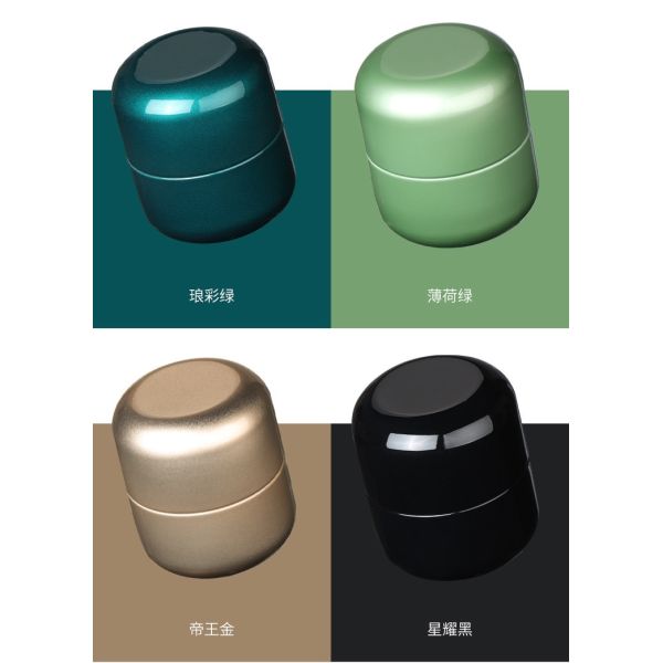 Round Metal Tinplate Tea Tin Cans For Snacks Candies Chocolates Food Cookie Packaging