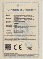 H.Z.M Electronics Co., Ltd Certifications