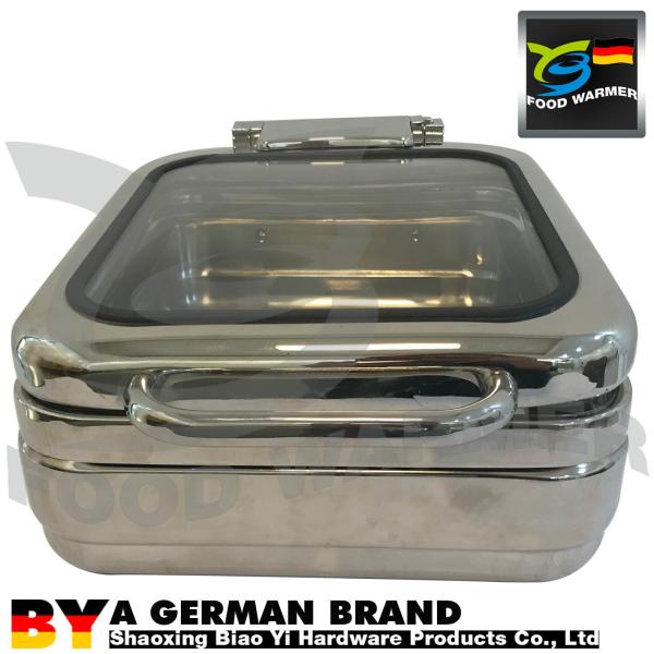 4L Catering Chafing Dishes 280*370*140mm Sturdy Body High Strength Corrosion Resistant
