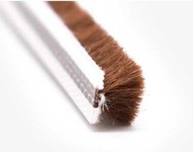 Customized Thickness Aluminum Window And Door Wool Pile Weather Strip Rubber Weatherstrip