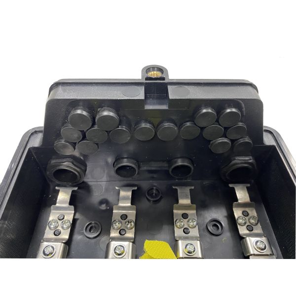 YINGDA Factory 16 Core IP66 водонепроницаемая оптическая волокна разделительная коробка Черный для FTTH Nap Caja Терминал Серый столб Монтаж наружной