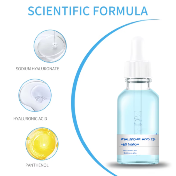 OEM ODM hyaluronic acid facial essence deep moisturizing skin care anti wrinkle whitening body fluid shape essence serum