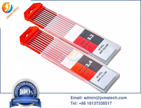 Wc20 Wp Tungsten Alloy Electrode TIG Welding 18.5g / Cc