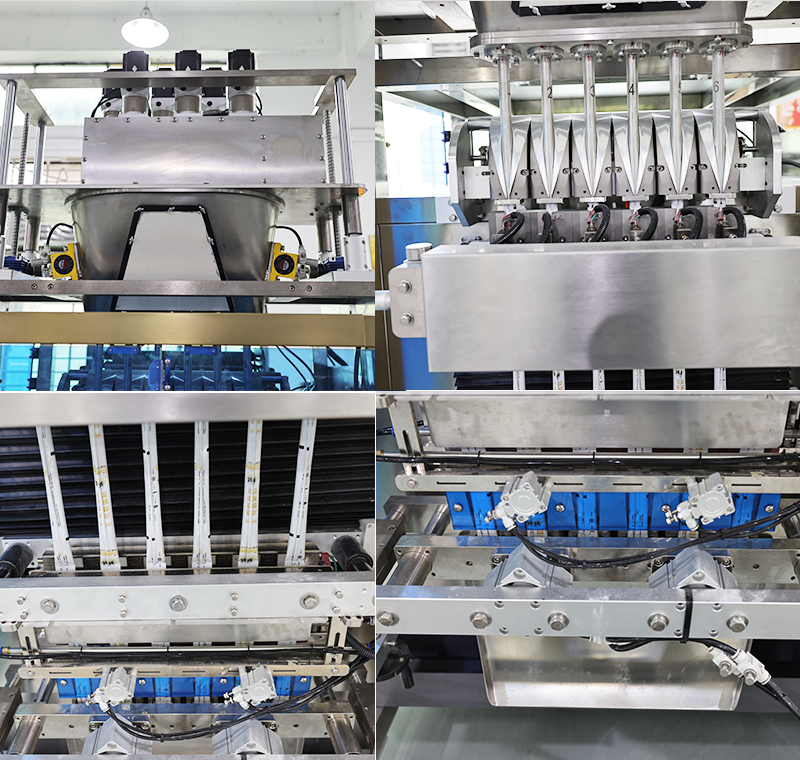 Durable Multi Lanes Automatic Curry Five Spice Chili Cumin Cinnamon Turmeric Oregano Powder Sachet Filling Packing Machine